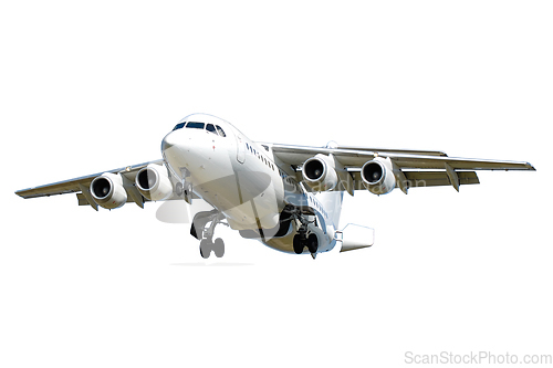 Image of Privat jet plane isolated on a white background