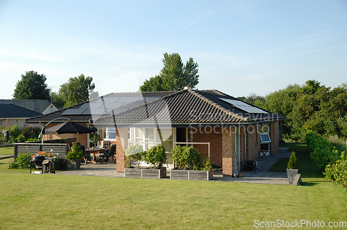 Image of House with solar panels