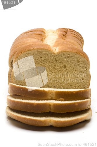 Image of loaf whole grain country white bread