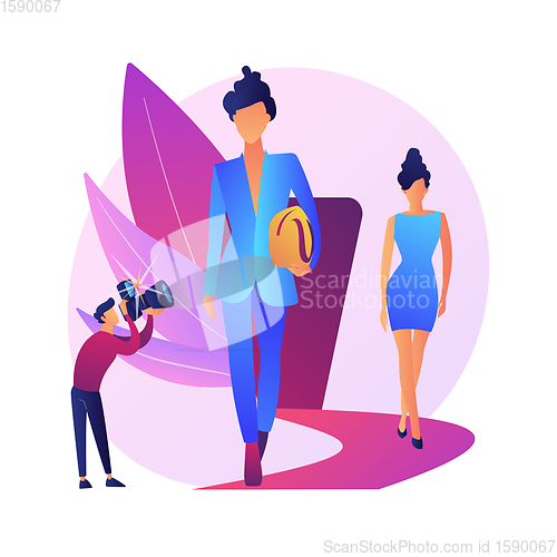 Image of Fashion week vector concept metaphor