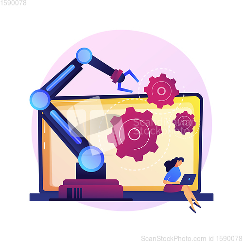 Image of Marketing automation system vector concept metaphor