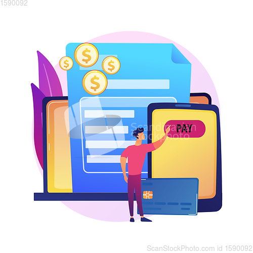 Image of Payment terms vector concept metaphor