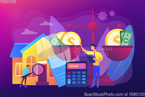 Image of Appraisal services concept vector illustration