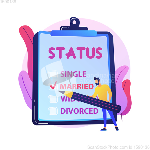 Image of Romantic relationship vector concept metaphor