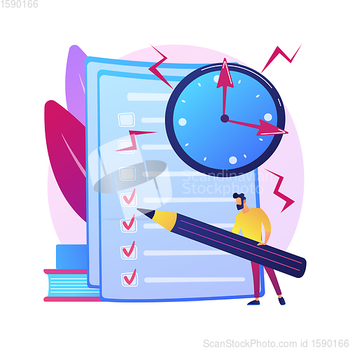 Image of Task management vector concept metaphor