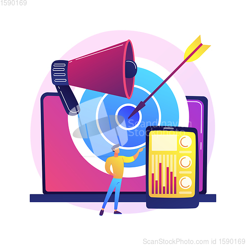 Image of Content marketing vector concept metaphor