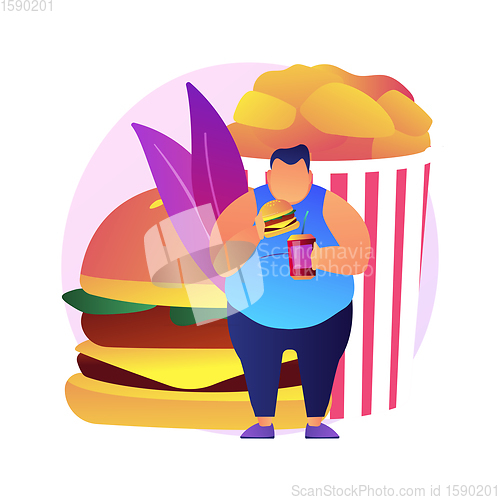 Image of Fast food vector concept metaphor