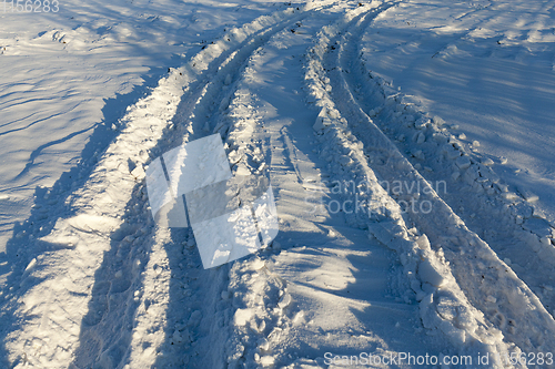 Image of Road under snow