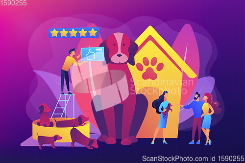Image of Breed club concept vector illustration
