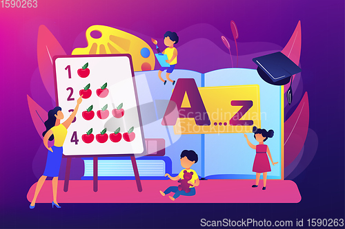 Image of Early education concept vector illustration