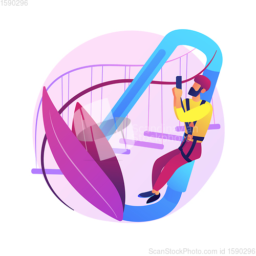 Image of Adventure park vector concept metaphor