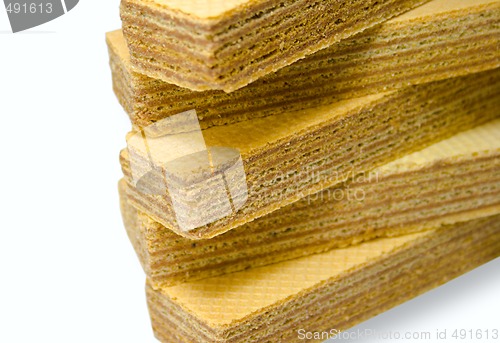 Image of stack of wafers