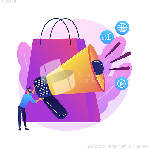 Image of Application purchase vector concept metaphor.