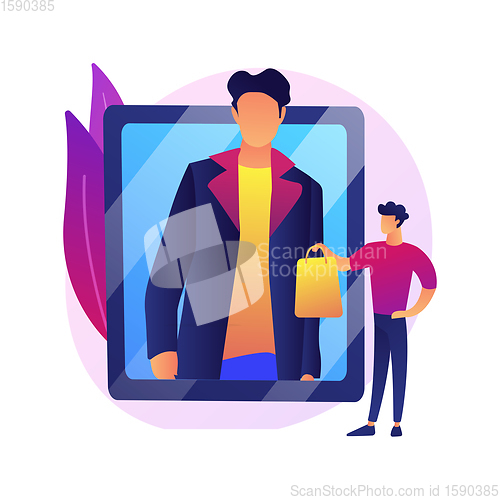 Image of Men style vector concept metaphor