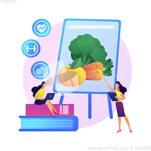 Image of Cardio exercising and healthy lifestyle vector concept metaphor.