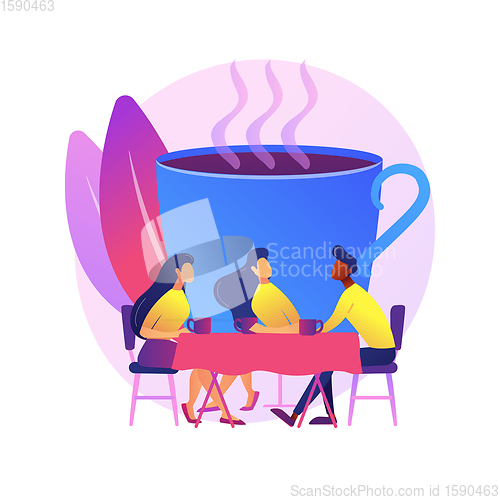 Image of Coffee break vector concept metaphor