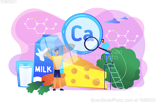 Image of Uses of Calcium concept vector illustration.