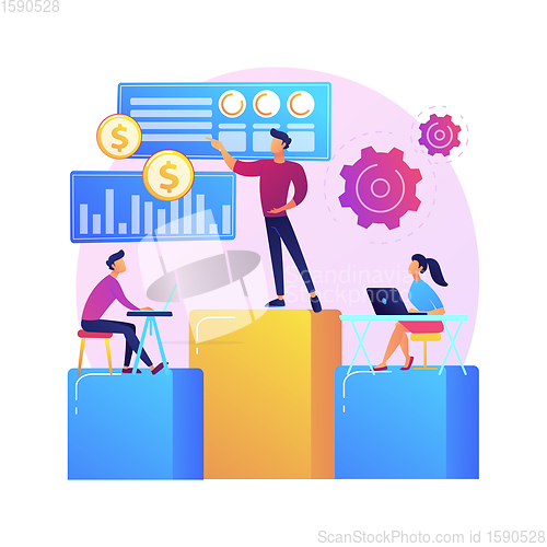 Image of Business meeting vector concept metaphor