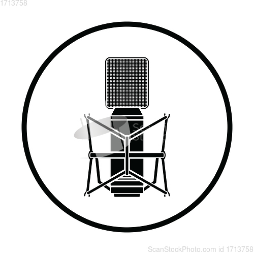 Image of Old microphone icon