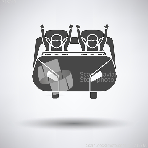 Image of Roller coaster cart icon