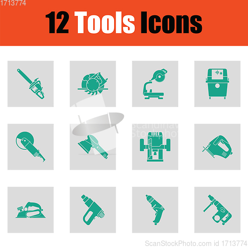 Image of Tools icon set