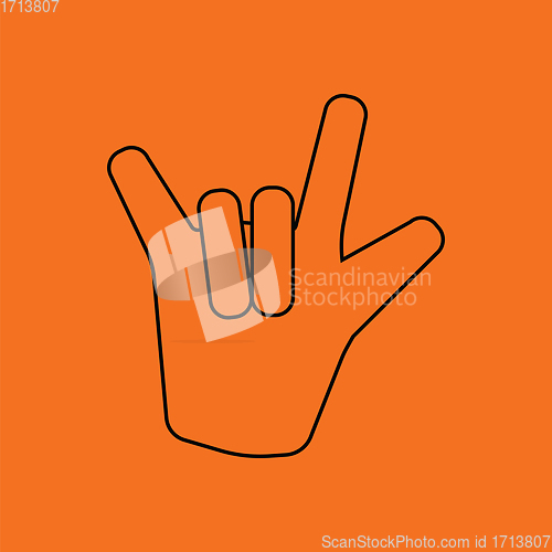 Image of Rock hand icon