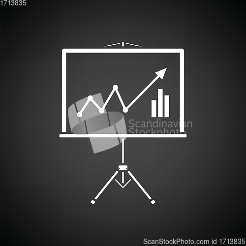 Image of Analytics stand icon