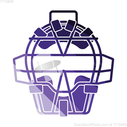 Image of Baseball face protector icon