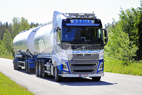 Image of Volvo FH16 Tank Truck on the Road