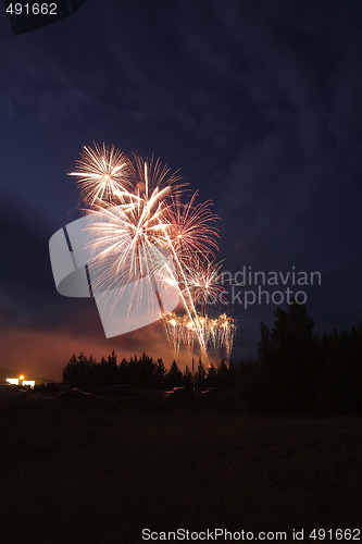 Image of Late evening fireworks