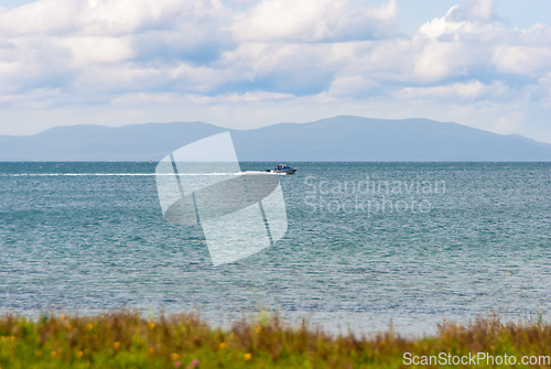 Image of Clouds over the sea