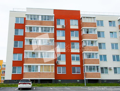 Image of Multi-storey modern residential building