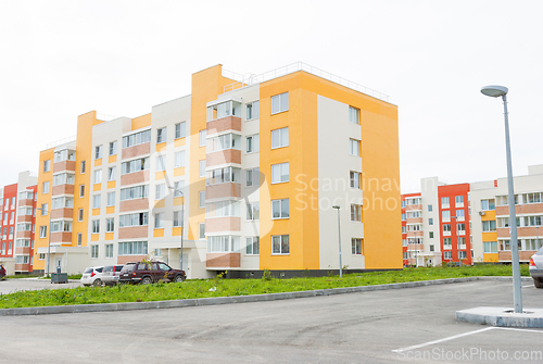 Image of Multi-storey modern residential building