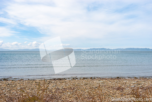 Image of Clouds over the sea