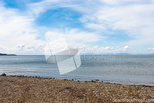 Image of Clouds over the sea