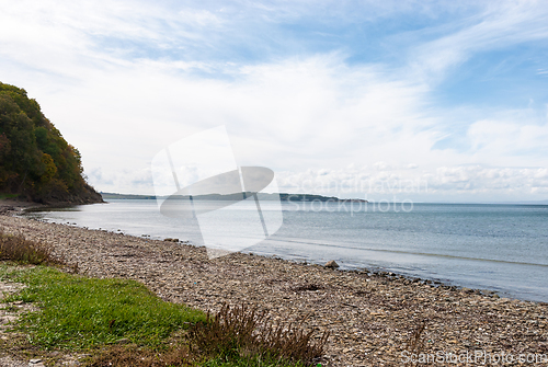 Image of Clouds over the sea