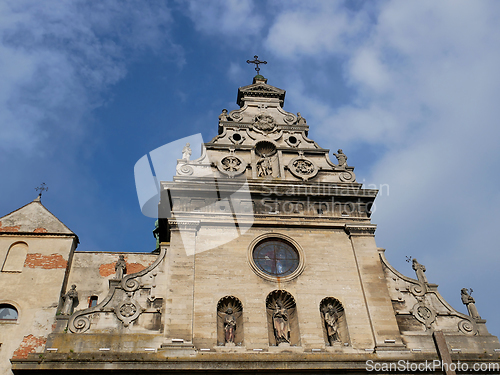 Image of Shield-pediment of the church of St. Andrew in Lviv, Ukraine