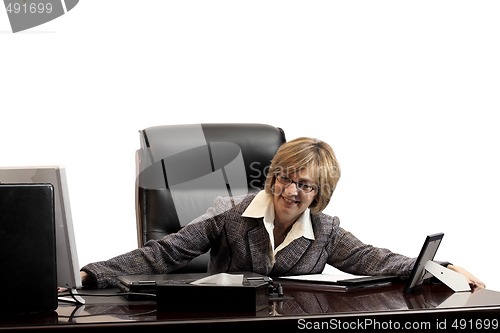 Image of Woman executive- acheiving a new position