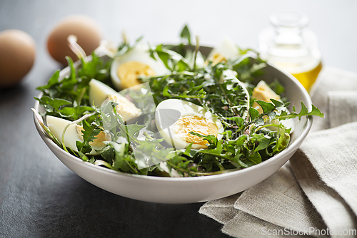 Image of Dandelion salad eggs