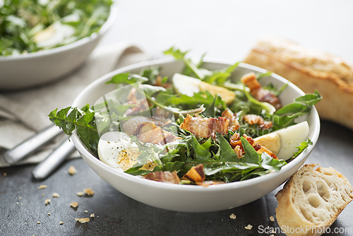 Image of Dandelion salad bacon