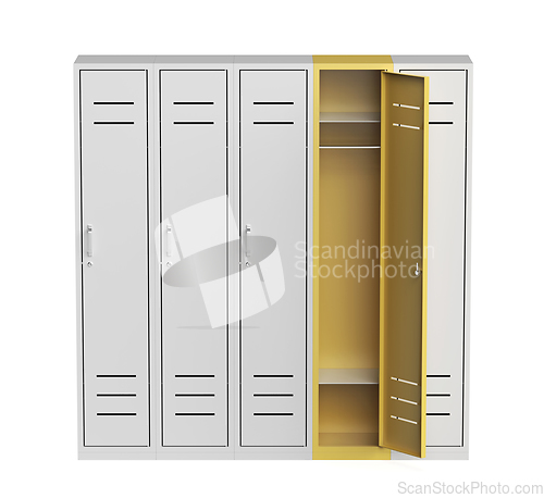 Image of Lockers on white background