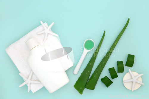 Image of Aloe Vera Herbal Plant Based Skincare Treatment 