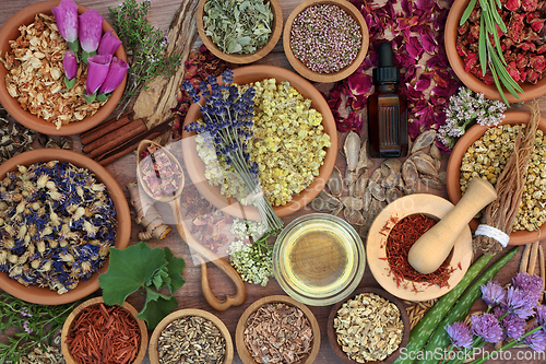 Image of Herbs and Flowers for Naturopathic Herbal Medicine  