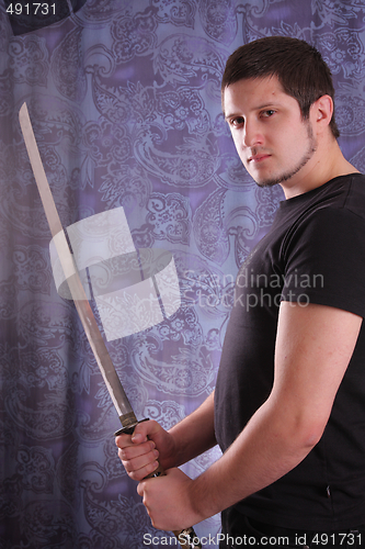 Image of Man and katana