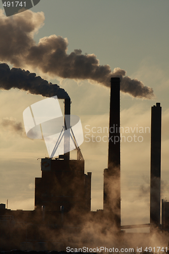 Image of Factory and smoke