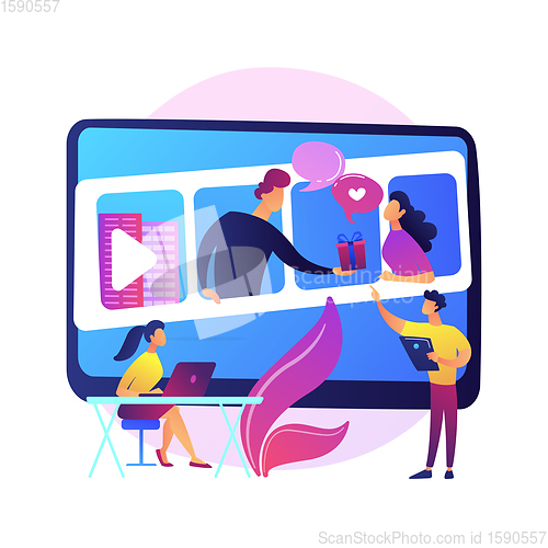 Image of Online courses vector concept metaphor