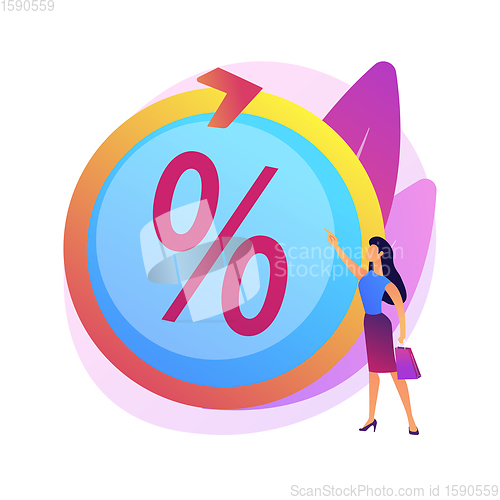 Image of Sales system vector concept metaphor