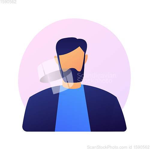 Image of Company employee ID photo vector concept metaphor