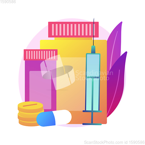 Image of Medications prescription vector concept metaphor