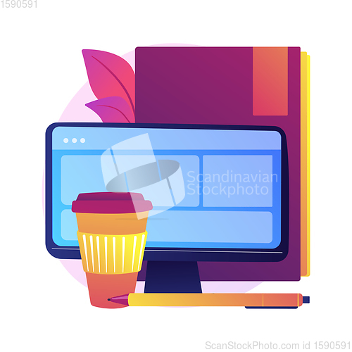 Image of Web design vector concept metaphor